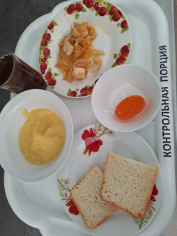 Питание обучающихся начальных классов, пятница, 1 неделя