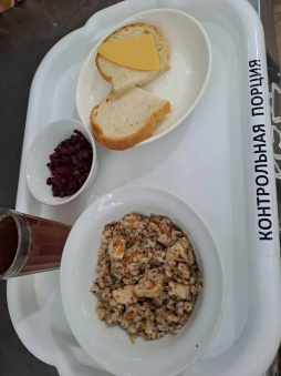 Питание обучающихся начальных классов, вторник, 1 неделя